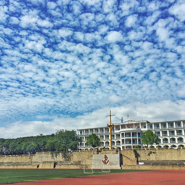 legeplads, fodbold, Cloud