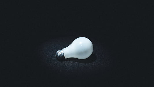 blur, bright, bulb, close-up, creativity, dark, electricity