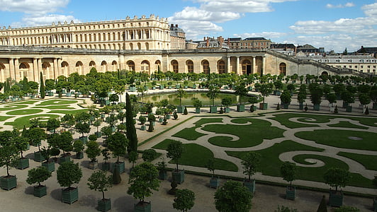 Versailles, Kale, Paris, ilgi duyulan yerler, Bahçe