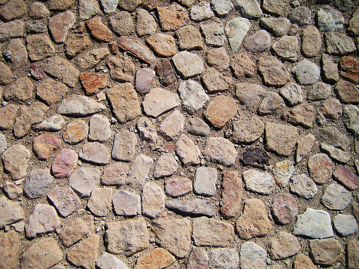 abstract, stones, texture, wall, old, floor, architecture