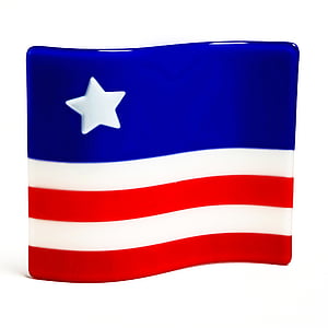 patriótica, Estados Unidos da América, placa, Homedecor, América, 4, férias