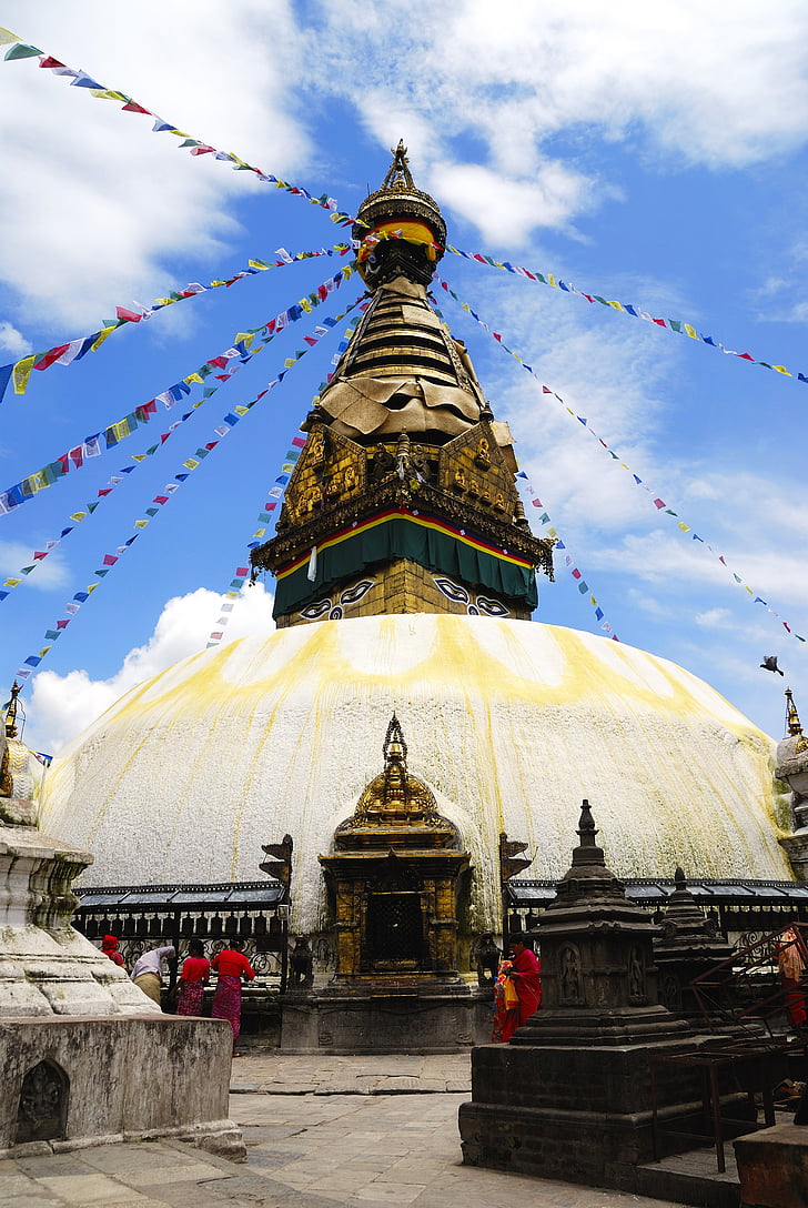 Hindistan, Nepal, Asya, seyahat, Kültür, Boudhanath, Katmandu
