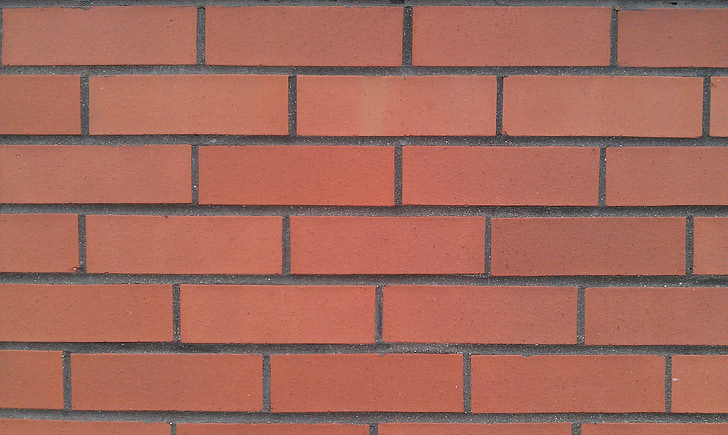 red brick, wall, bricks, red, new bricks, building, texture