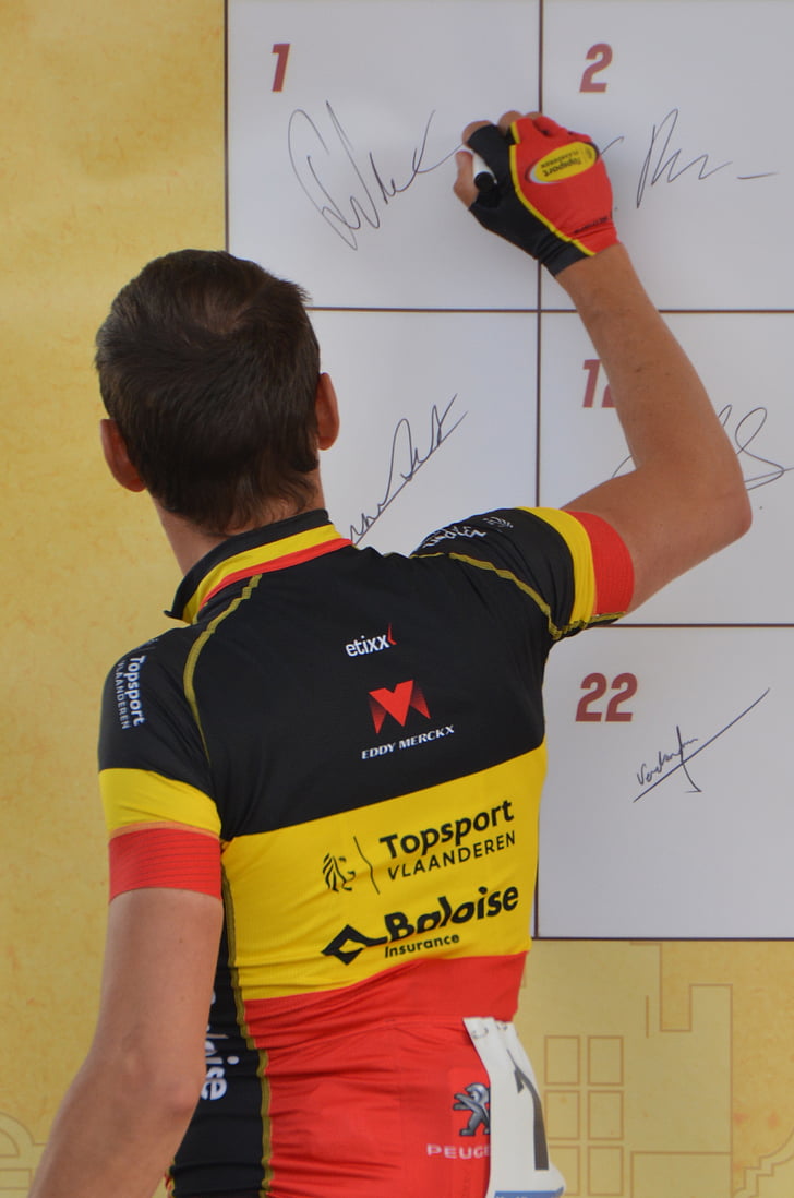 Пребен Ван hecke, Бельгійський чемпіон, велосипедист, професійний шлях велосипеді гонщик, людина, люди, спортсмен