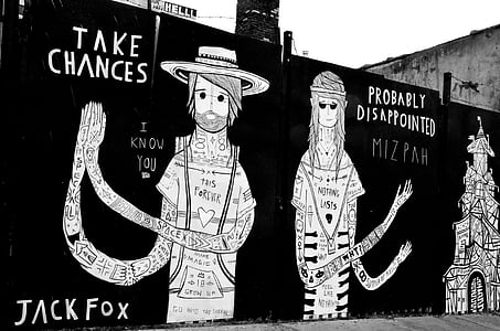 pouliční umění, Brooklyn, ny, umění, New york, graffiti, moderní