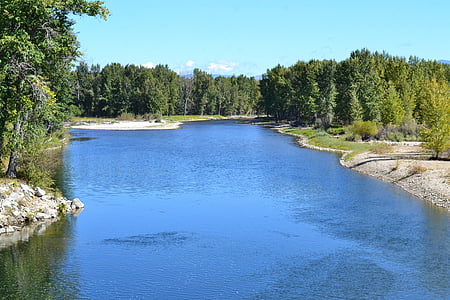 Bitterroot river, Hamilton, Montana