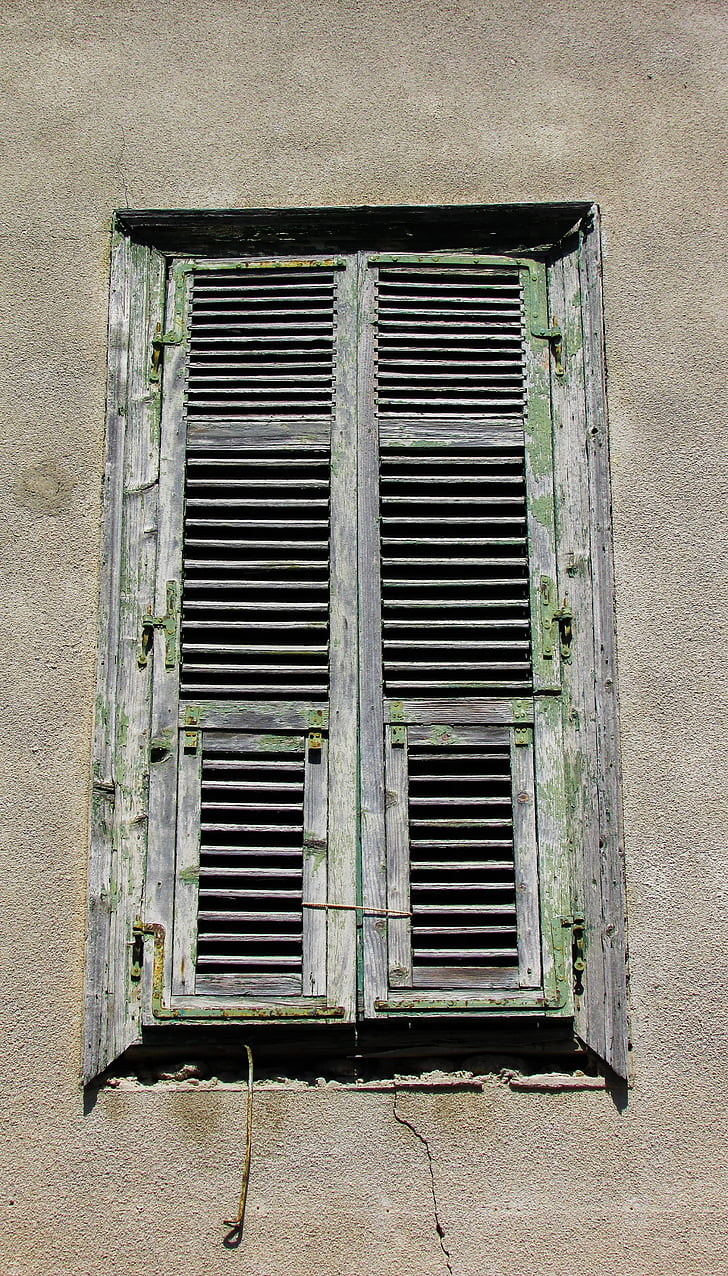 window, old, weathered, rusty, wear, wooden, aged