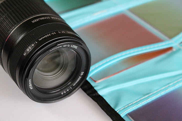 linsen, kameralinsen, uteksaminert fargefiltre, Foto tilbehør