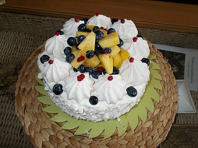 cake, cream, dessert, sweets, birthday, eating, pastries