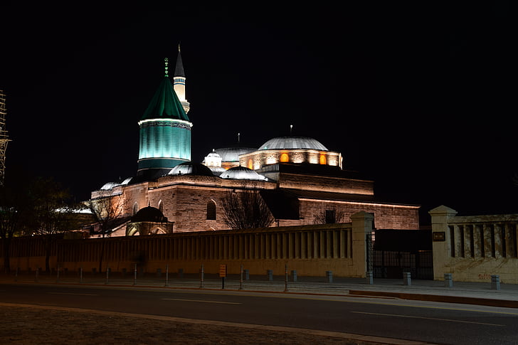 arhitectura, Mevlevi, Konya, Mevlana Muzeul, Islam, religie, punct de reper