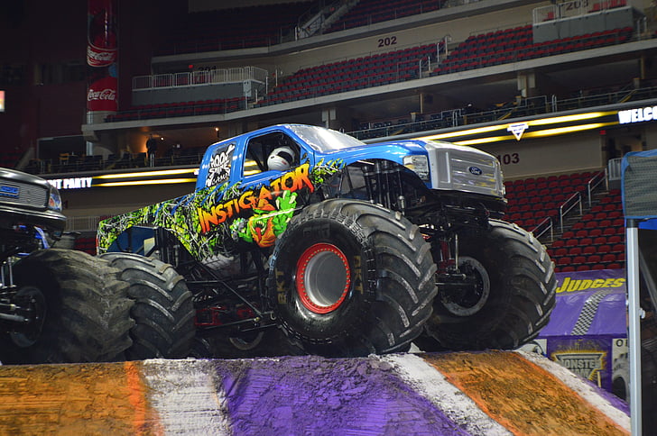 monster truck, Monster jam, motorové sporty, iniciátorem, Paul breaud, pozemní vozidla, strojní zařízení