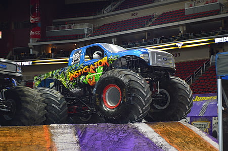 Monstertruck, monster jam, Motorsports, initiatiefnemer, Paul breaud, grond voertuig, machines