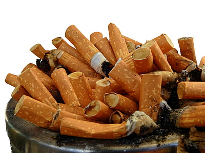 Пепельницы, наклон, окурки, для некурящих, ясень, конец сигареты, сигареты