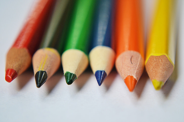 bút chì, bút chì màu, bút chì, màu sắc, màu sắc, văn phòng phẩm, Xri Lan-ca