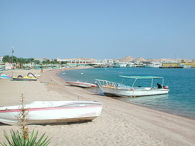 egypt, africa, sea, beach, boats, south