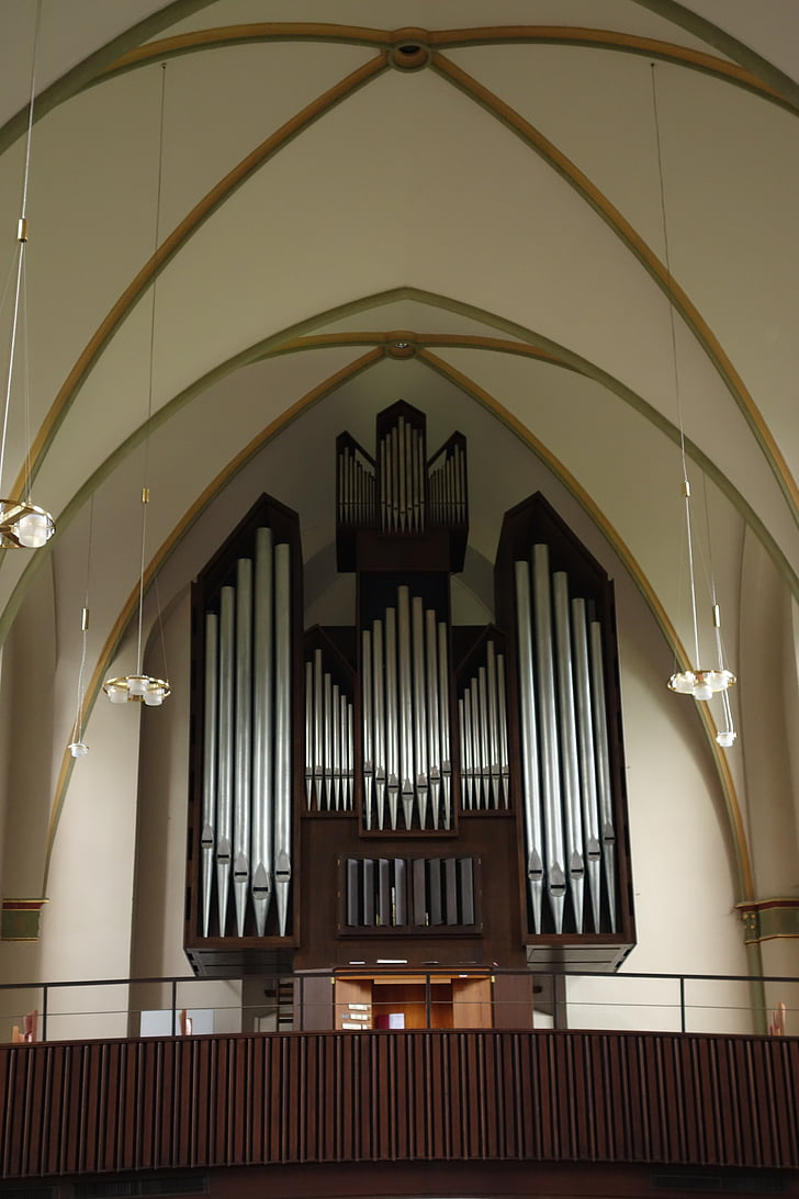 organ, Kilisesi İsa, Garrison Kilisesi, Wilhelmshaven, organ bina, Detlev, kleuker