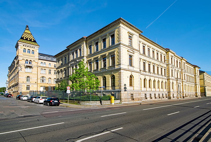 districtsrechtbank, Leipzig, Saksen, Duitsland, het platform, bezoekplaatsen, Hof