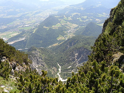 montañas, Salzburg, Austria, Europa, paisaje, Alpes