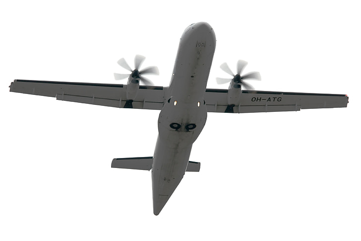 lietadlo, lietadlo, preprava, lietadlá, preprava, ATR-72, vrtule