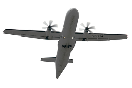 plan, flygplan, transport, flygplan, transport, ATR-72, propeller