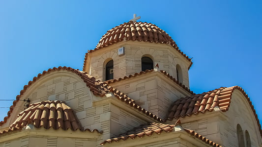 Cypern, Paralimni, Ayios nektarios, kirke, ortodokse, arkitektur, religion