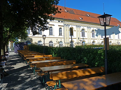 a Schloss dachau, nyári rezidenciája, Wittelsbacher, építészet, történelmi, épület, történelem