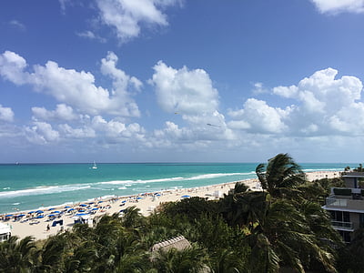 Miami beach, plage, Floride