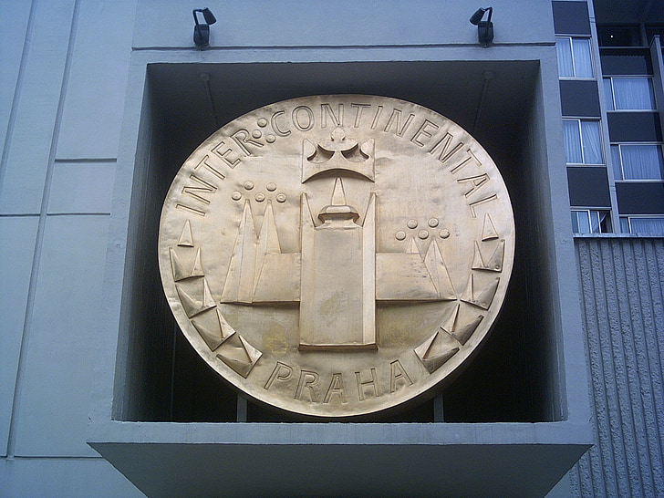 logo, Hotel intercontinental, Praag