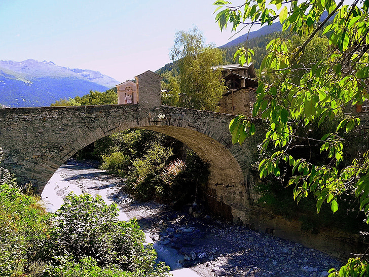most, tok, vode, Italija, stijene