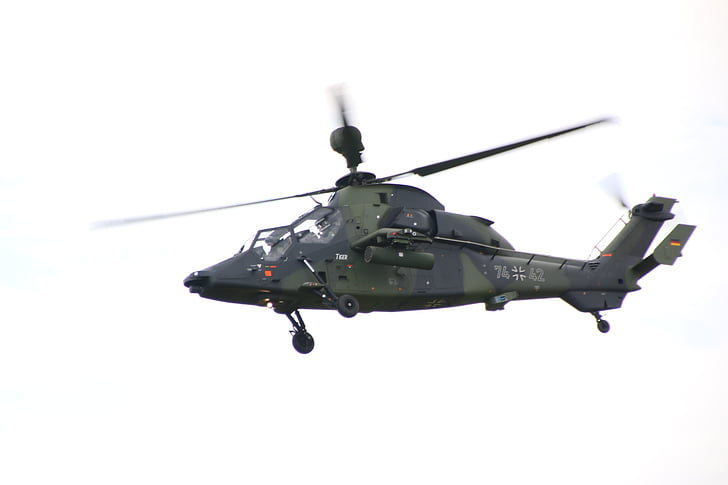 helicopter, tiger, gunship, air force, army, bundeswehr