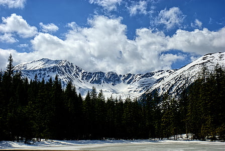 Tatry, kościeliska valley, talvi, kevään, Matkailu, Western tatras, maisema