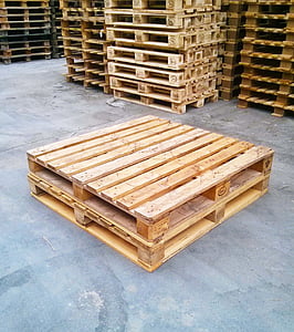 pallet, industrial, απεντομωμένες, pallets, warehouse, freight Transportation, wood - Material