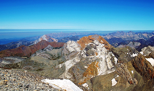 Monte perdido, nahoru, Huesca, údolí Ordesa, horolezectví, Hora, añisclo kaňonu