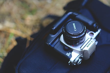 Canon, kamera, Analoginis, objektyvas, 50mm, EOS 50, technologijos