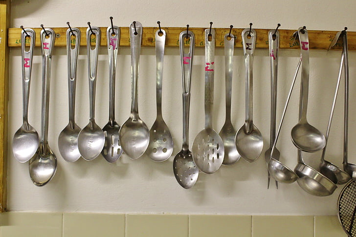 dipper, cutlery, kitchen