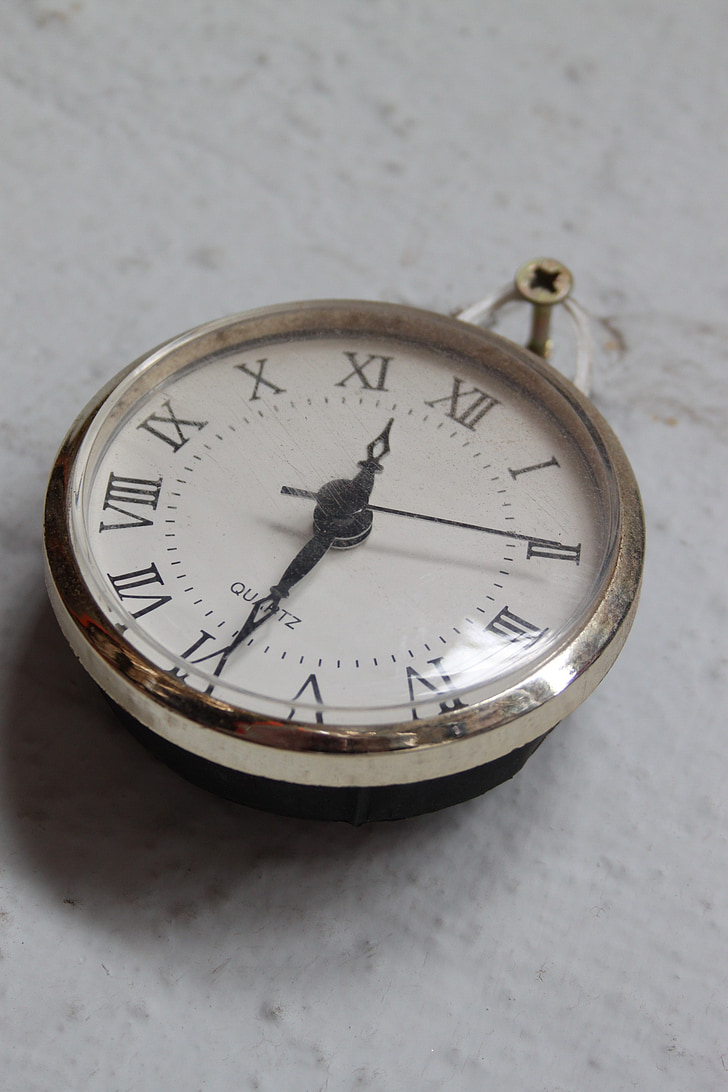 reloj analógico, tiempo, cronómetro, análogo de la, reloj, antiguo, recuerdo