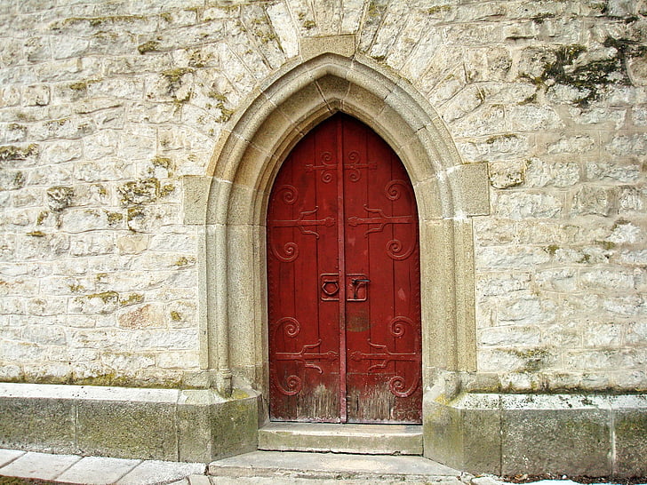l'església calvinista reformat, Turda-veche, Romania, Portal, porta, entrada, històric