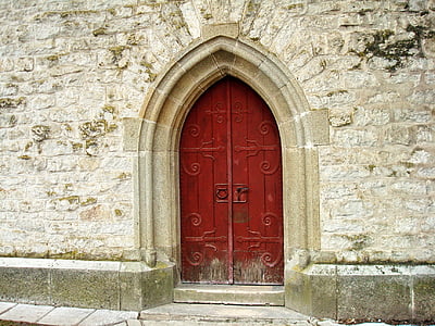 calvinistischen reformierten Kirche, Turda-veche, Rumänien, Portal, Tür, Eingang, historische