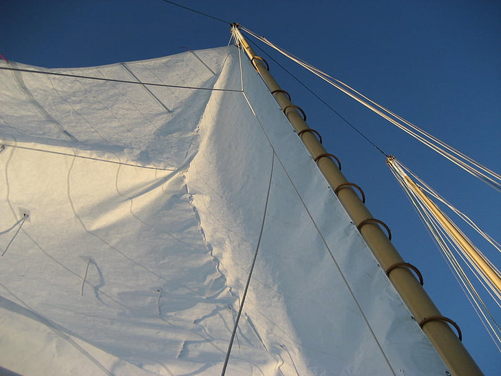 sail, sailing vessel, wind, mast, boot, sailing boat, boat mast