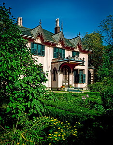 Roseland cottage, Woodstock, Connecticut, Maamerkki, historiallinen, House, Etusivu