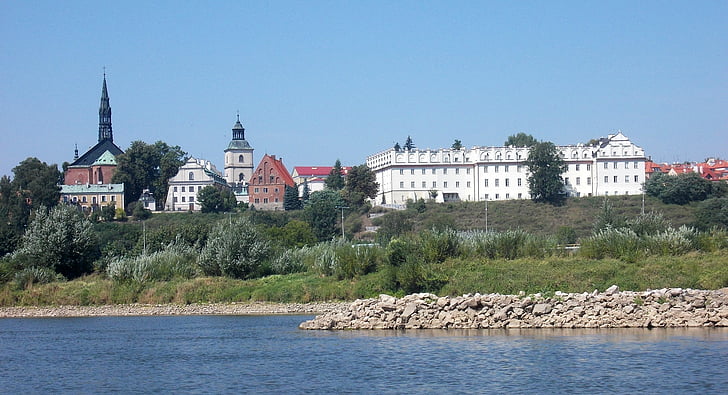 Sandomierz, linn jõe, vanalinna, Wisła, City, Turism, Monumendid