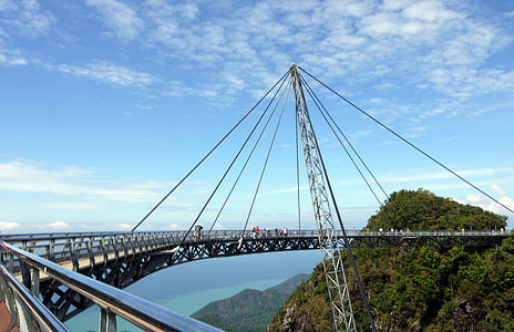 Langkawi, Puente de la suspensión, Malasia