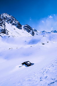 Švicarska, krajolik, Zima, snijeg, LED, hladno, planine
