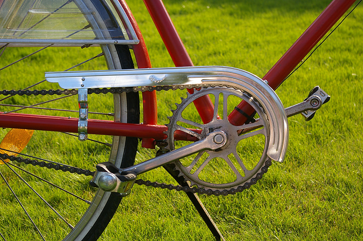 Sepeda, roda, kendaraan beroda dua, Belanda, merah, penggerak, Belanda