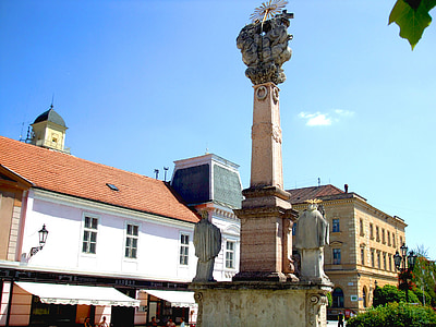 Slovakija, kelionės, Europoje, mažame miestelyje, Ekskursija, pastatas