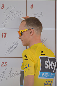 Tinkoff, Mistrz, żółtą koszulkę, sławna, rowerzysta, kolarz szosowy, człowiek