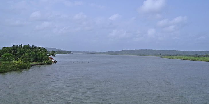 chapora ποταμός, Γκόα, Ινδία