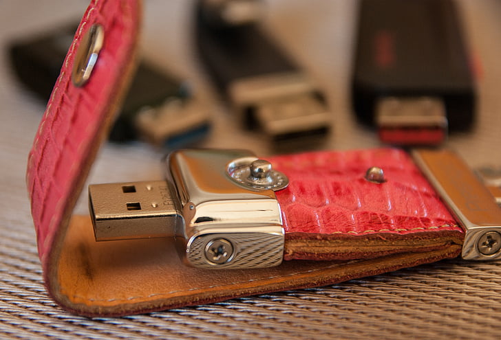 USB-stick, geheugen, computer, digitale