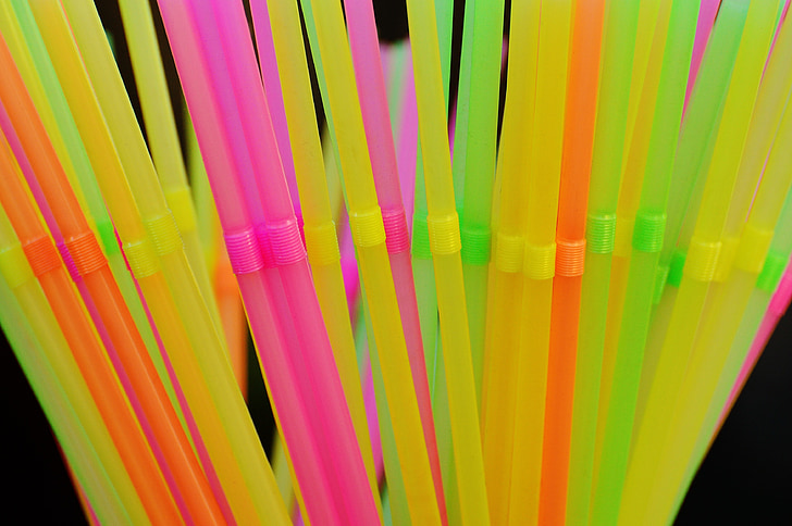 straws, drink, tube, colorful, color, straw, plastic tubes