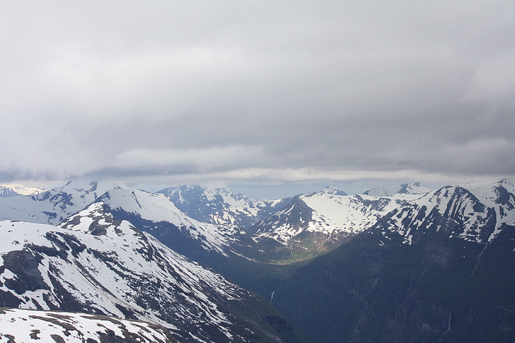 Dalsnibba, Norsko, hory, Příroda, Skandinávie, krajina, aplikace Outlook